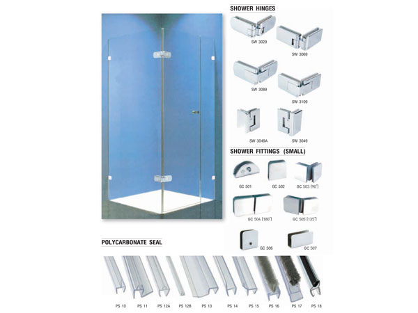 Bộ phụ kiện cabin tắm VVP Wall / Glass 003